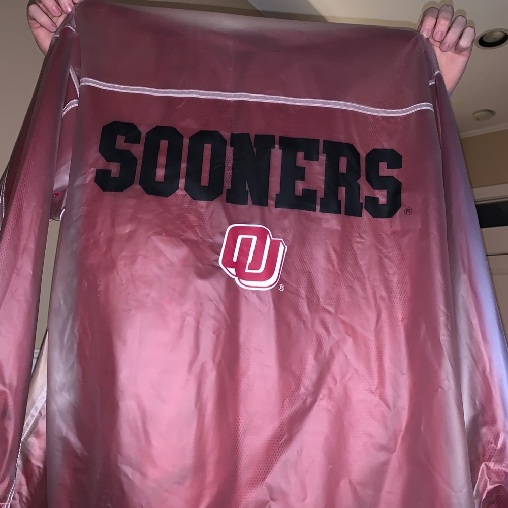 University of Oklahoma rain coat